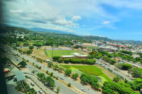Phong cảnh Port Moresby từ khách sạn